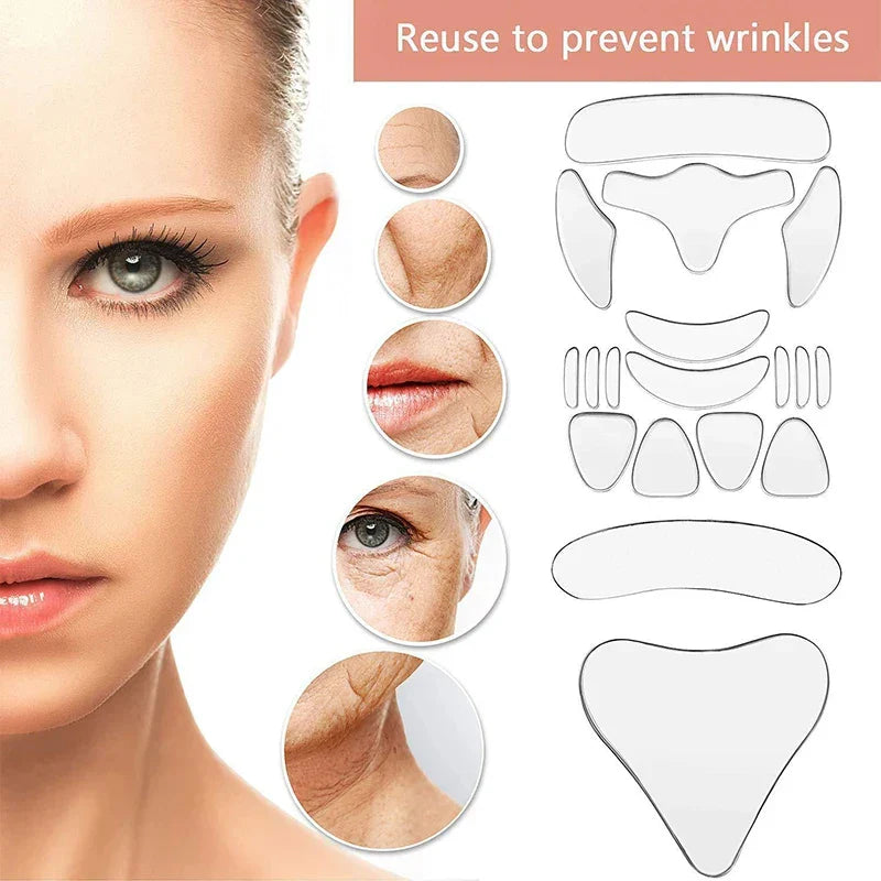 DermaSilva – Siliconen Anti-Rimpel Pad Set voor Gezicht, Hals &amp; Decolleté - SkinzLine