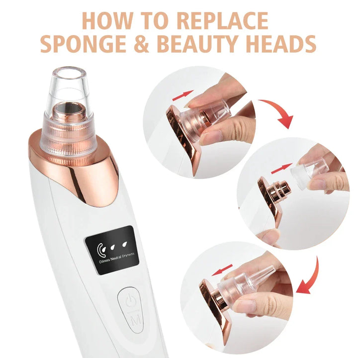Elektrische Mee-Eter Verwijderaar en Gezichtsreiniger - ClearSkin Pro - SkinzLine