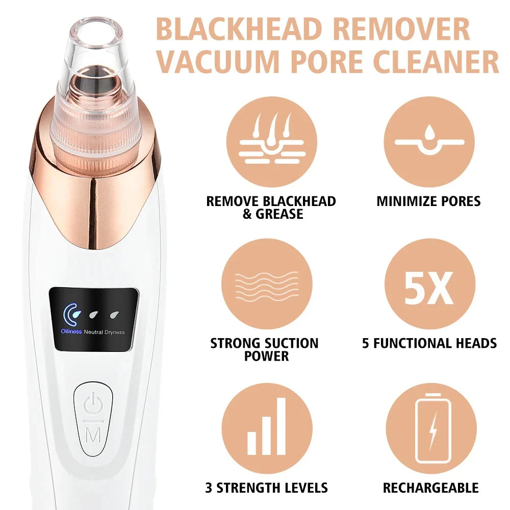 Elektrische Mee-Eter Verwijderaar en Gezichtsreiniger - ClearSkin Pro - SkinzLine