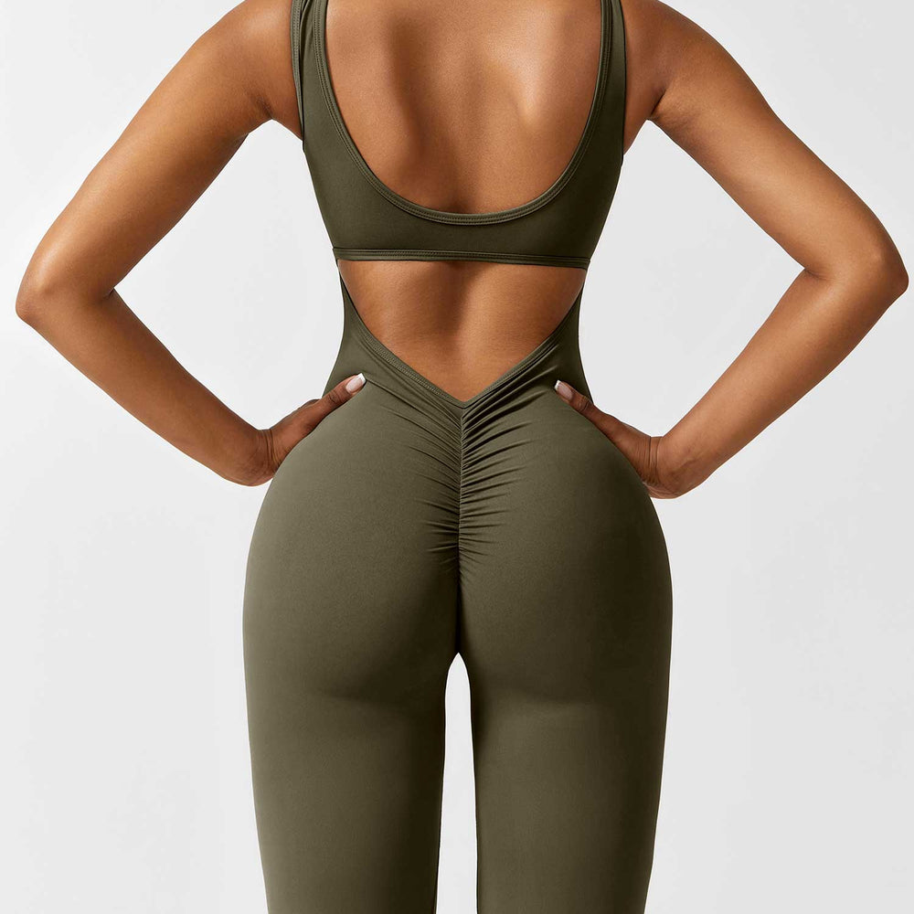 
                  
                    SkinzLine Flared Jumpsuit met V-Rug - SkinzLine
                  
                