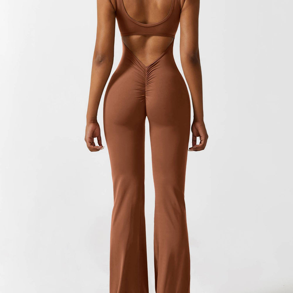 
                  
                    SkinzLine Flared Jumpsuit met V-Rug - SkinzLine
                  
                