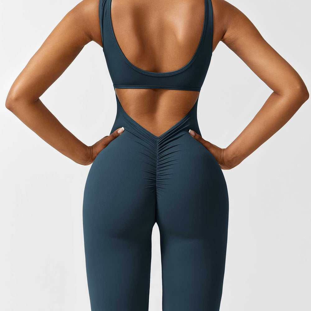 
                  
                    SkinzLine Flared Jumpsuit met V-Rug - SkinzLine
                  
                
