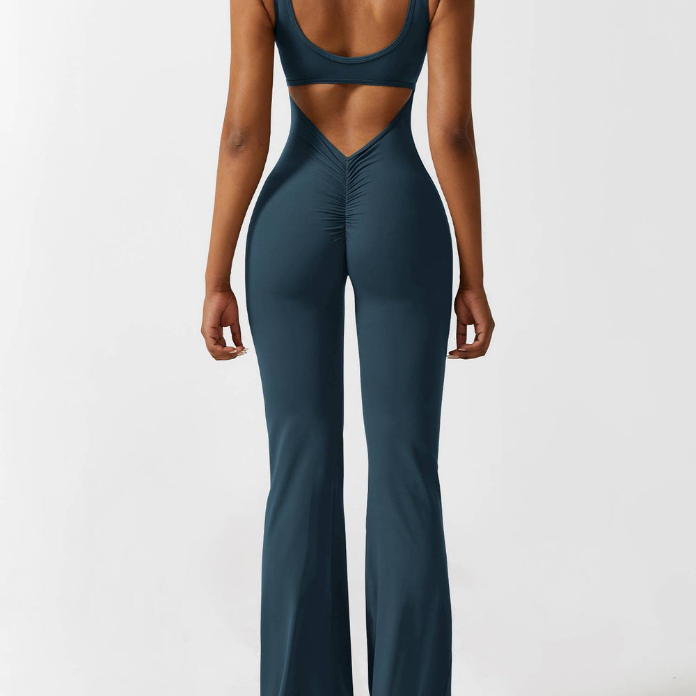 
                  
                    SkinzLine Flared Jumpsuit met V-Rug - SkinzLine
                  
                