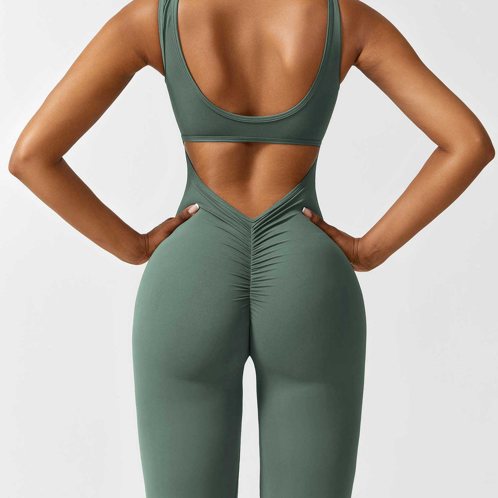 
                  
                    SkinzLine Flared Jumpsuit met V-Rug - SkinzLine
                  
                