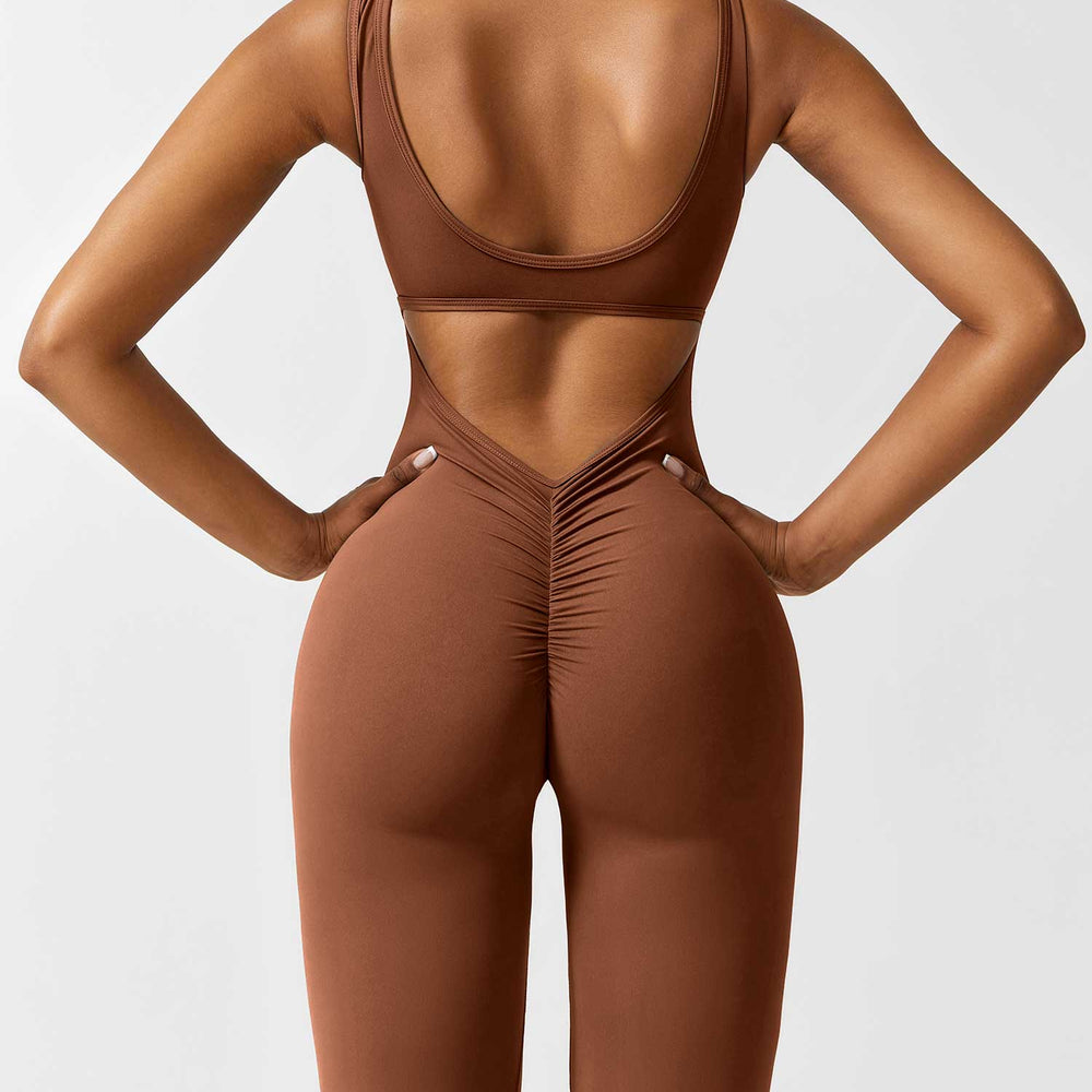 
                  
                    SkinzLine Flared Jumpsuit met V-Rug - SkinzLine
                  
                