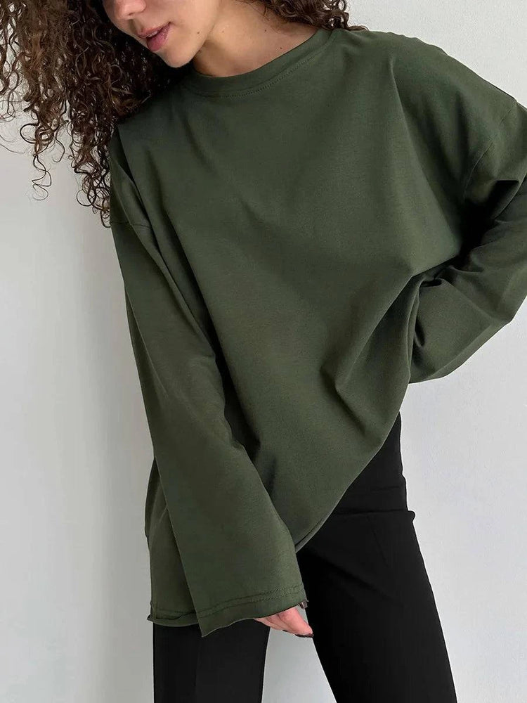 
                  
                    Oversized Long Sleeve Gym T-shirt – Sportkleding - SkinzLine
                  
                