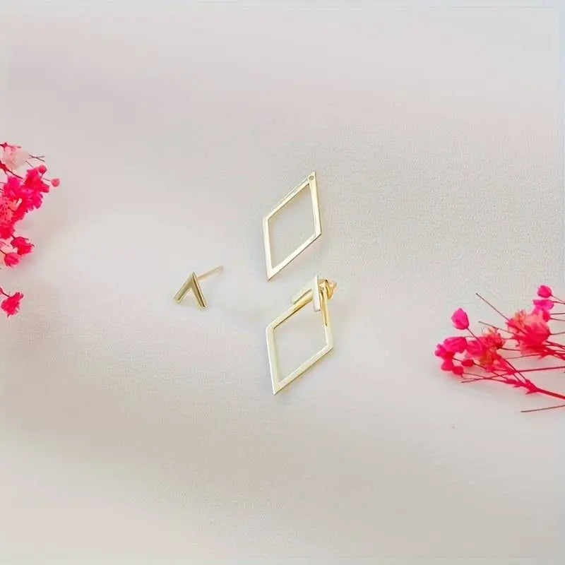 Selina | Minimalistische Geometrische Oorbellen - SkinzLine