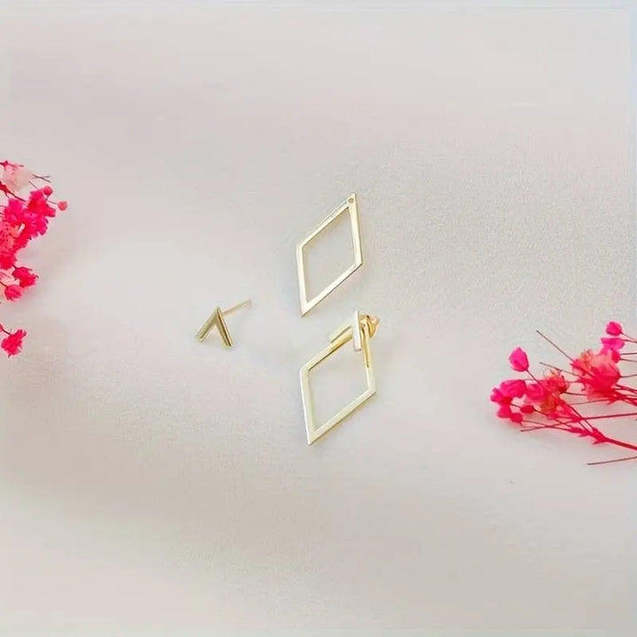 Selina | Minimalistische Geometrische Oorbellen - SkinzLine