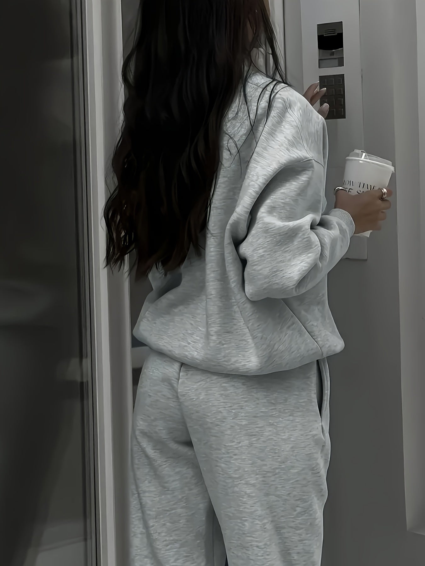 Dames Elegante Trainingsset - Zip-Up Trui Joggers - 2-delig Lounge Wear - SkinzLine