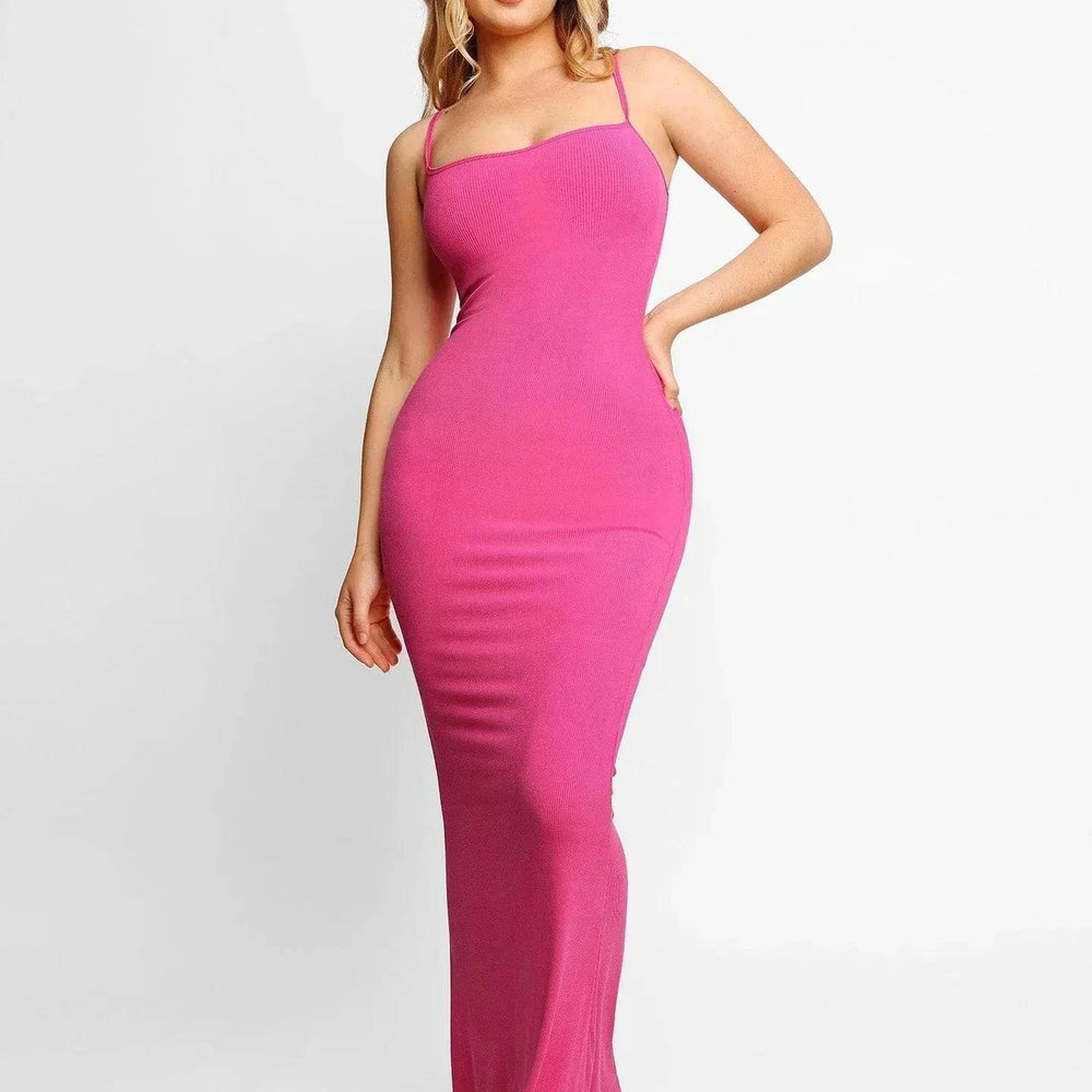 
                  
                    Lange Shapewear Jurk – Volledige Ondersteuning & Slanker Silhouet - SkinzLine
                  
                