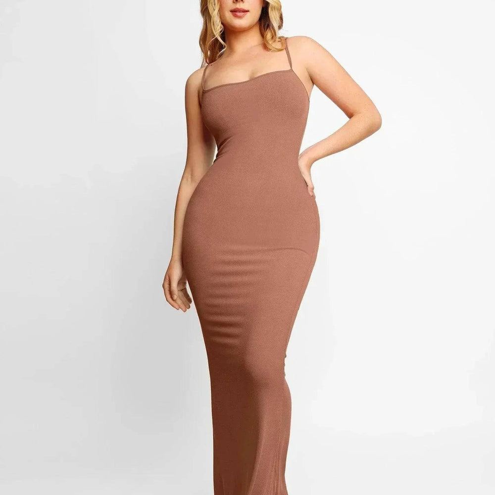 
                  
                    Lange Shapewear Jurk – Volledige Ondersteuning & Slanker Silhouet - SkinzLine
                  
                