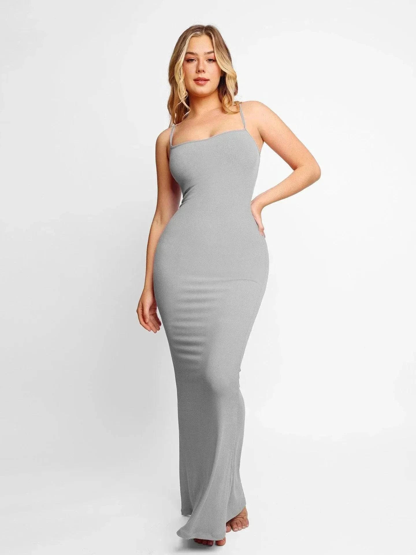 Lange Shapewear Jurk – Volledige Ondersteuning & Slanker Silhouet - SkinzLine