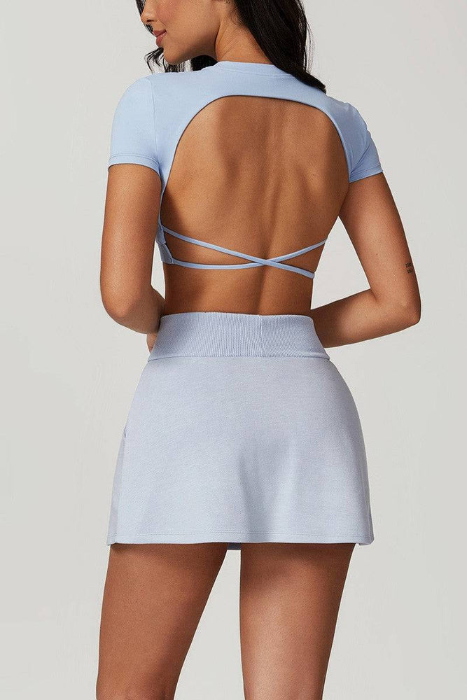 
                  
                    2-Delige Sport Set - Crop Top & Rok - SkinzLine
                  
                