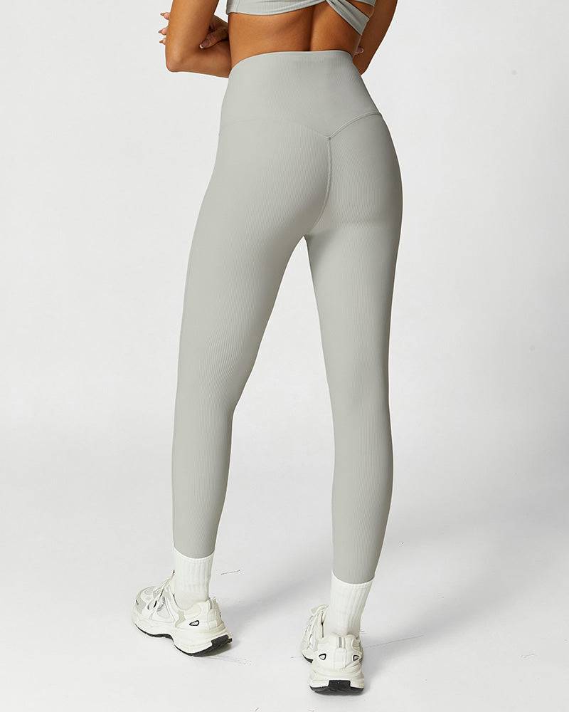 
                  
                    Hoge Taille Geribde Sport Legging Squat-Proof - SkinzLine
                  
                