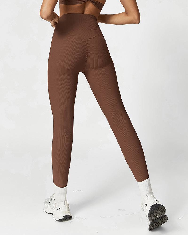 
                  
                    Hoge Taille Geribde Sport Legging Squat-Proof - SkinzLine
                  
                