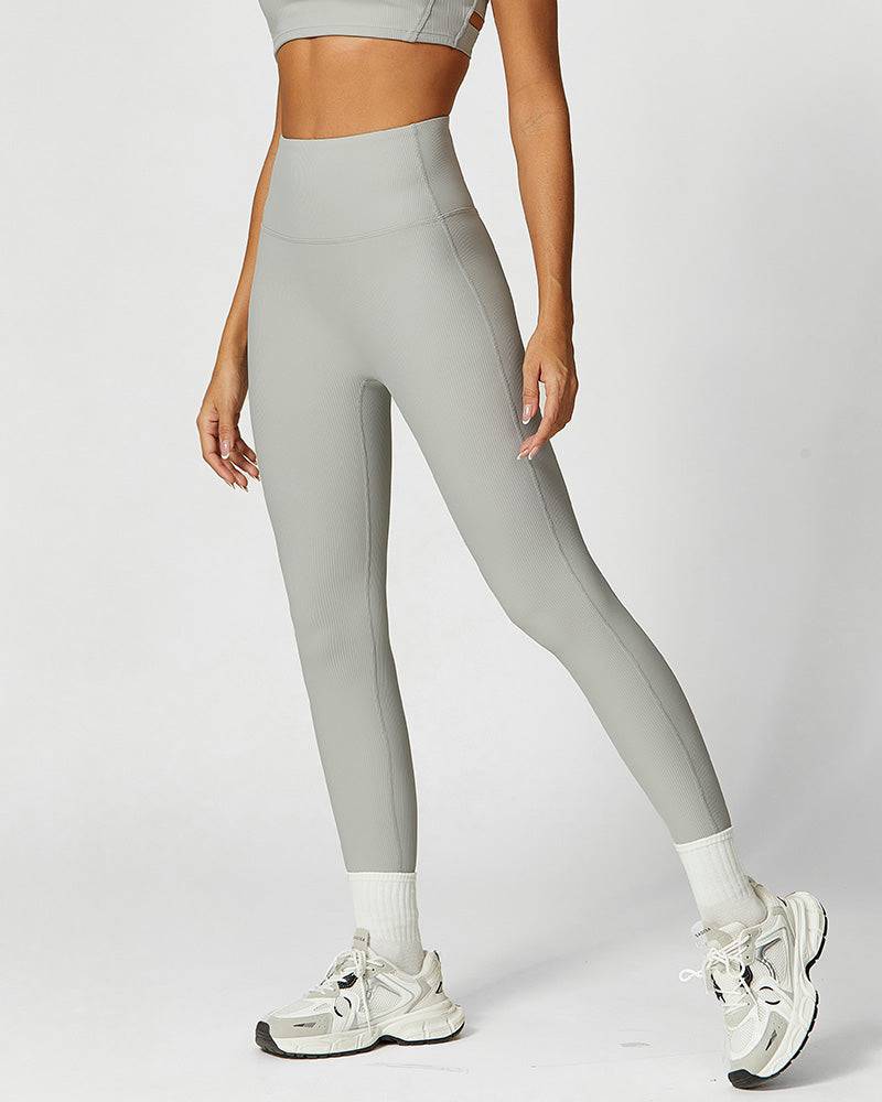 
                  
                    Hoge Taille Geribde Sport Legging Squat-Proof - SkinzLine
                  
                