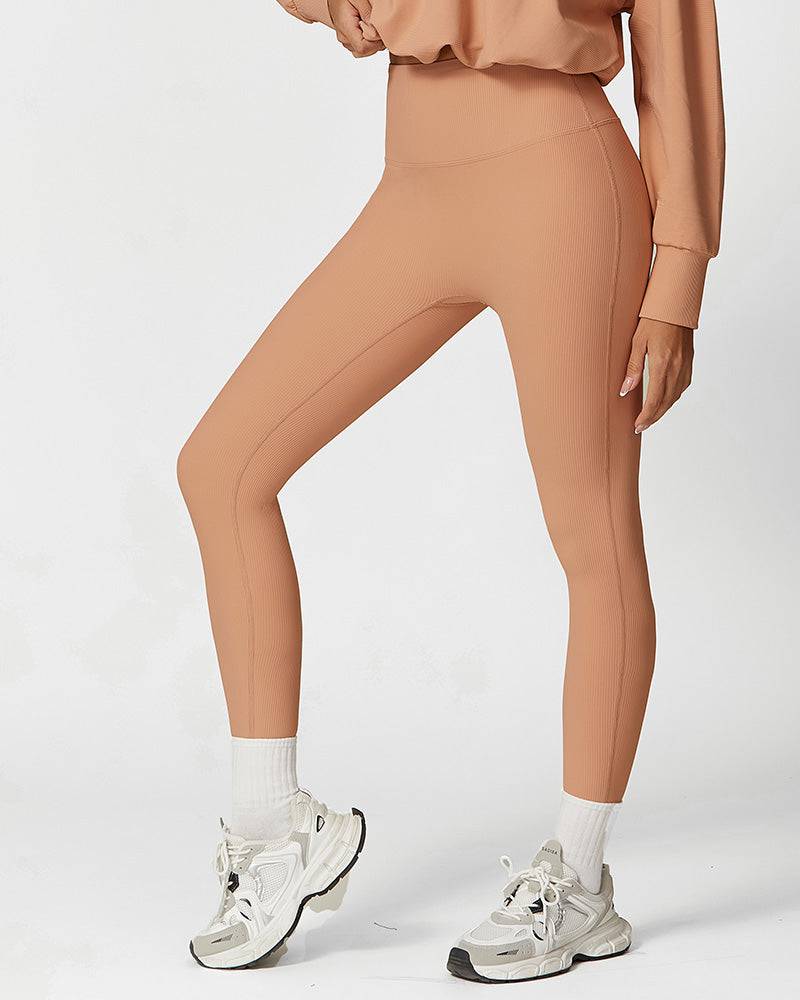 
                  
                    Hoge Taille Geribde Sport Legging Squat-Proof - SkinzLine
                  
                