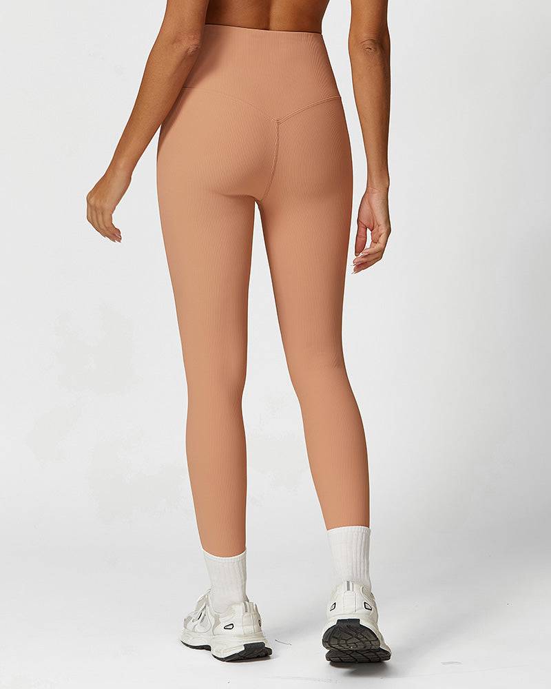 
                  
                    Hoge Taille Geribde Sport Legging Squat-Proof - SkinzLine
                  
                