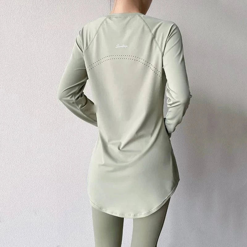 
                  
                    Loose Fit Long Sleeve Sport Shirt - Ademend & Comfortabel - SkinzLine
                  
                