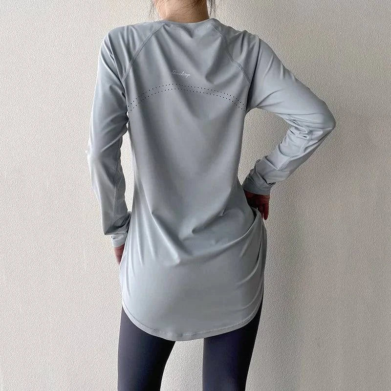 
                  
                    Loose Fit Long Sleeve Sport Shirt - Ademend & Comfortabel - SkinzLine
                  
                