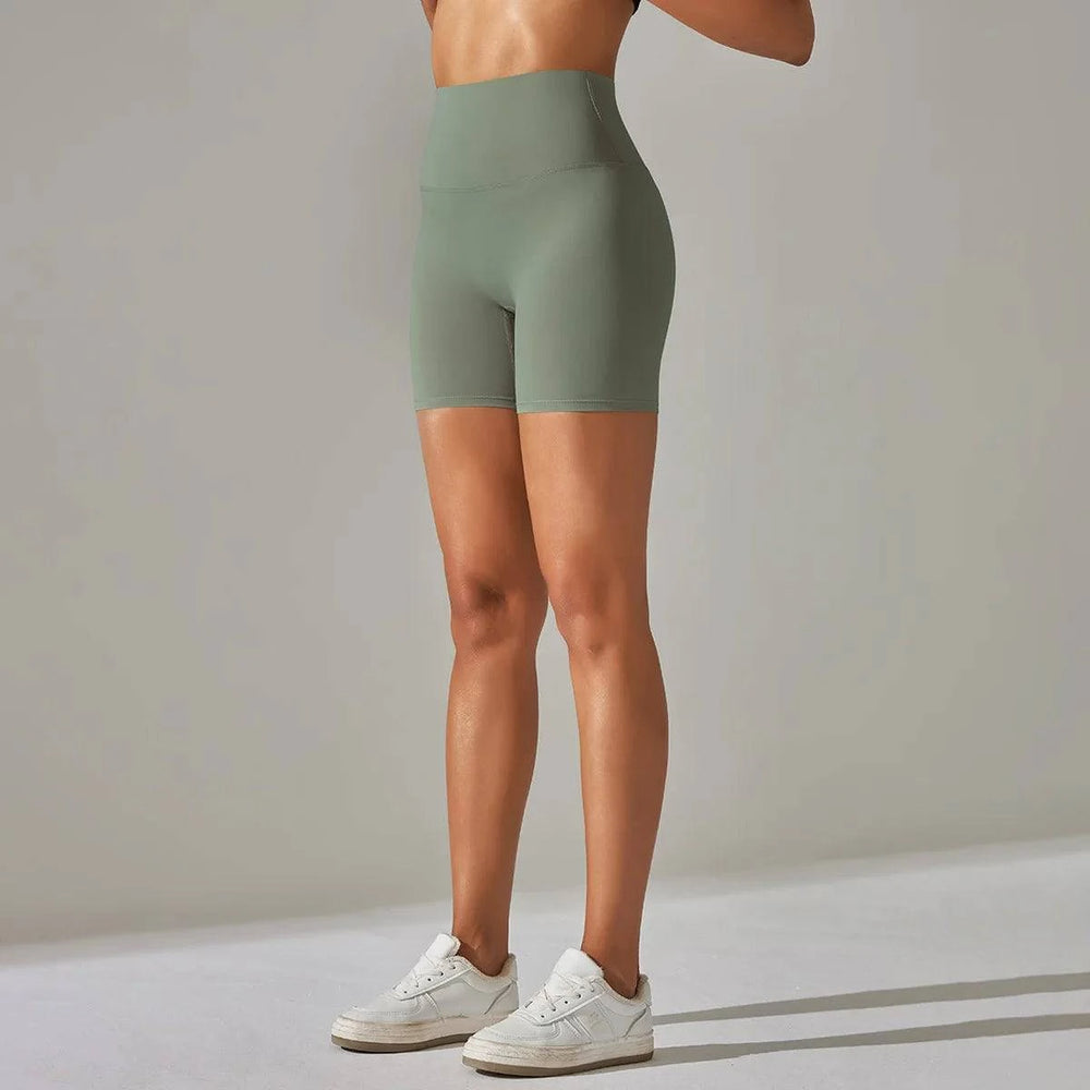 
                  
                    Hoge Taille Yoga Shorts Dames – Ademend & Comfortabel - SkinzLine
                  
                