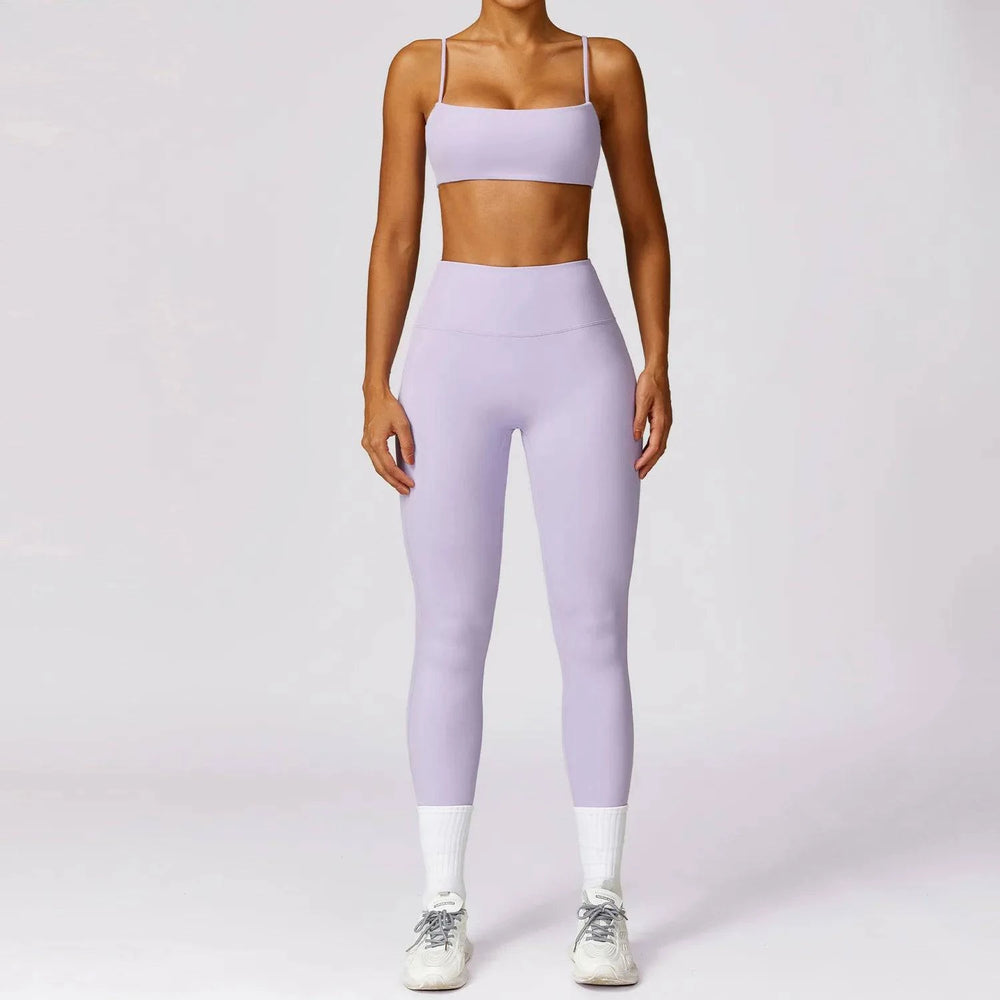 
                  
                    Dames Gym Workout Set – Sporttop en Legging voor Fitness, Yoga en Pilates - SkinzLine
                  
                