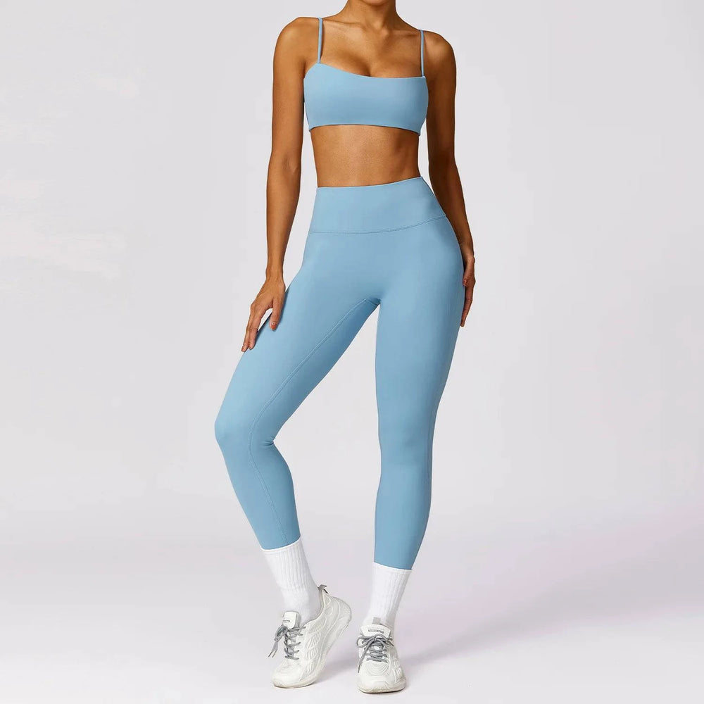 
                  
                    Dames Gym Workout Set – Sporttop en Legging voor Fitness, Yoga en Pilates - SkinzLine
                  
                