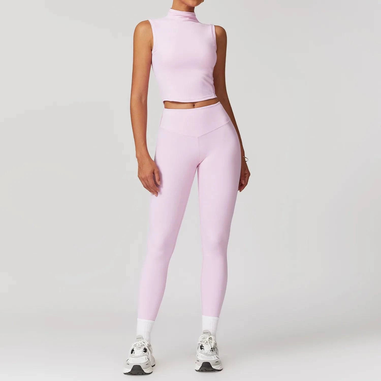 Tweedelige Sportset – Legging & Mouwloze Top - SkinzLine