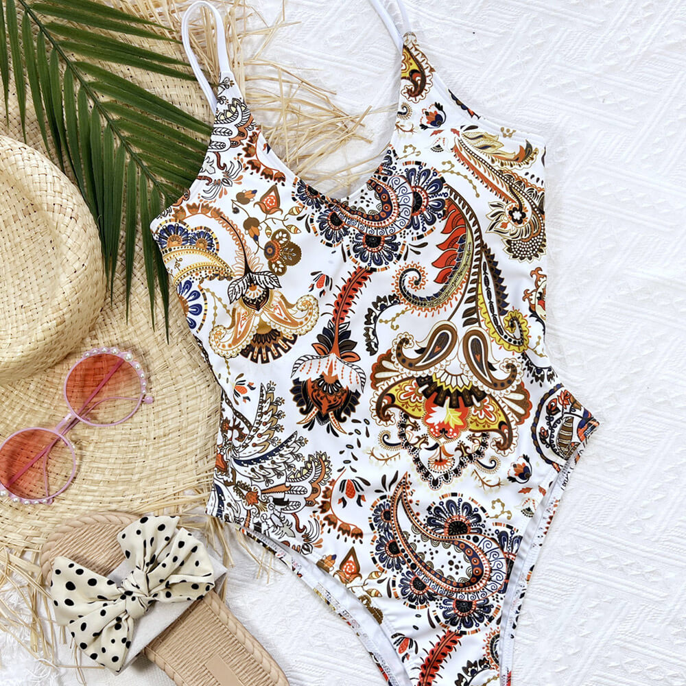 
                  
                    Boho Paisley High Cut Brazilian Badpak - SkinzLine
                  
                