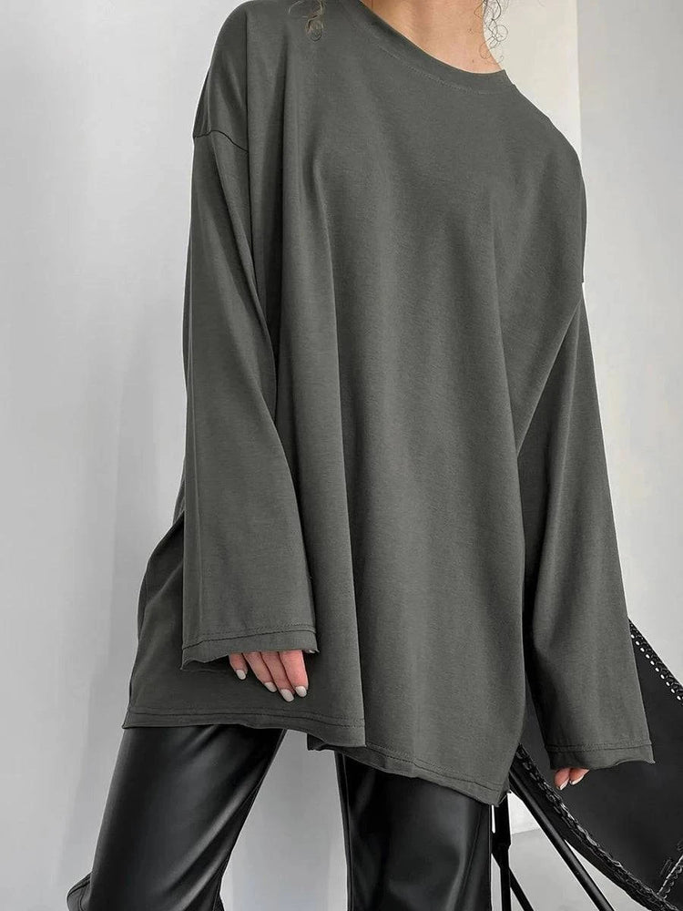 
                  
                    Oversized long sleeve shirt - Sportkleding Gymkleding Fitnesskleding - SkinzLine
                  
                