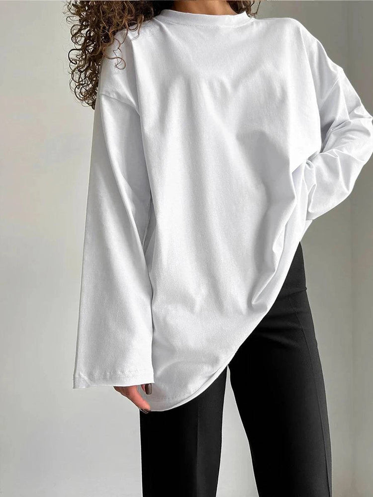 
                  
                    Oversized long sleeve shirt - Sportkleding Gymkleding Fitnesskleding - SkinzLine
                  
                