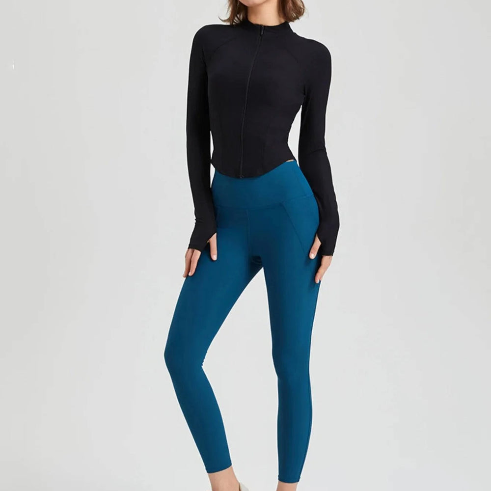 
                  
                    Sportvest dames – lichtgewicht, ademend workout jack - SkinzLine
                  
                