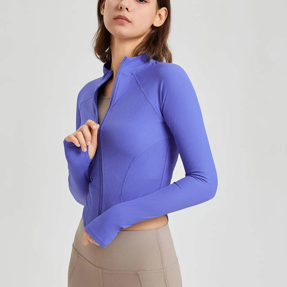 
                  
                    Sportvest dames – lichtgewicht, ademend workout jack - SkinzLine
                  
                