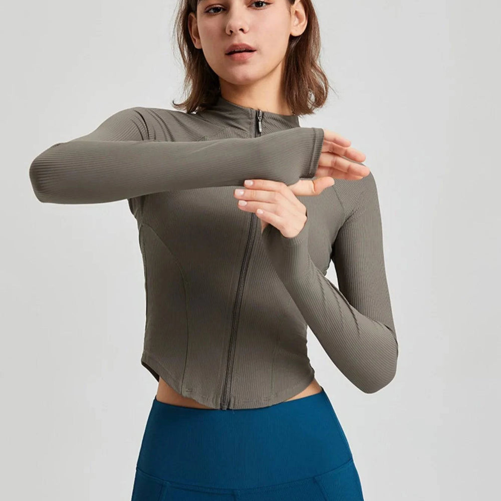 
                  
                    Sportvest dames – lichtgewicht, ademend workout jack - SkinzLine
                  
                