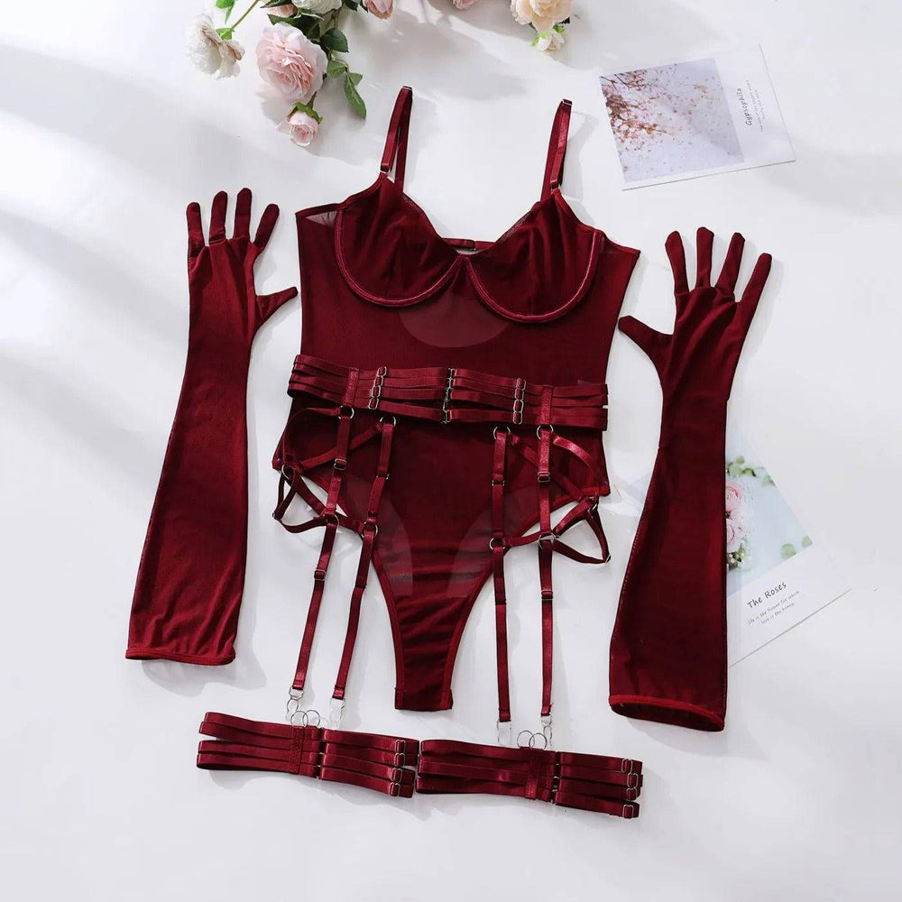 
                  
                    Sexy Kanten Bodysuit Lingerie Set - Elegant & Verleidelijk - SkinzLine
                  
                