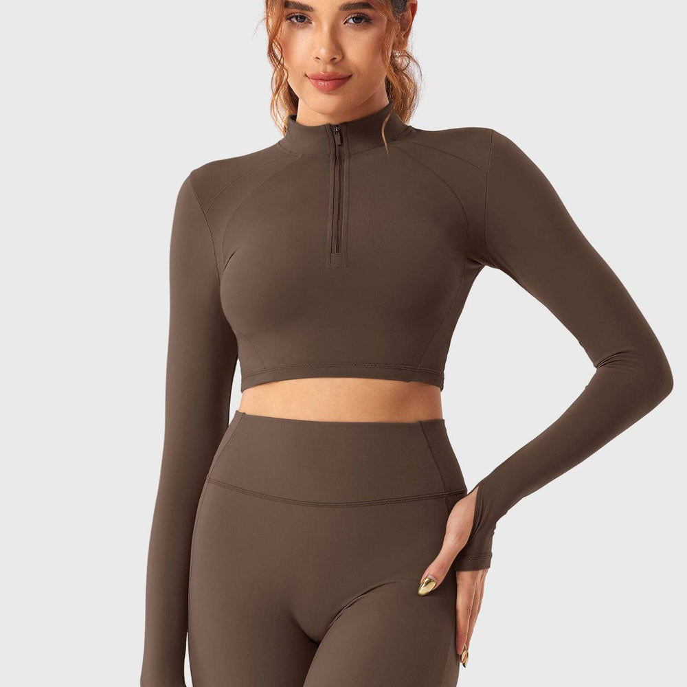 
                  
                    Dames 2-delige Sportset – Naadloze Legging & Cropped Top - SkinzLine
                  
                