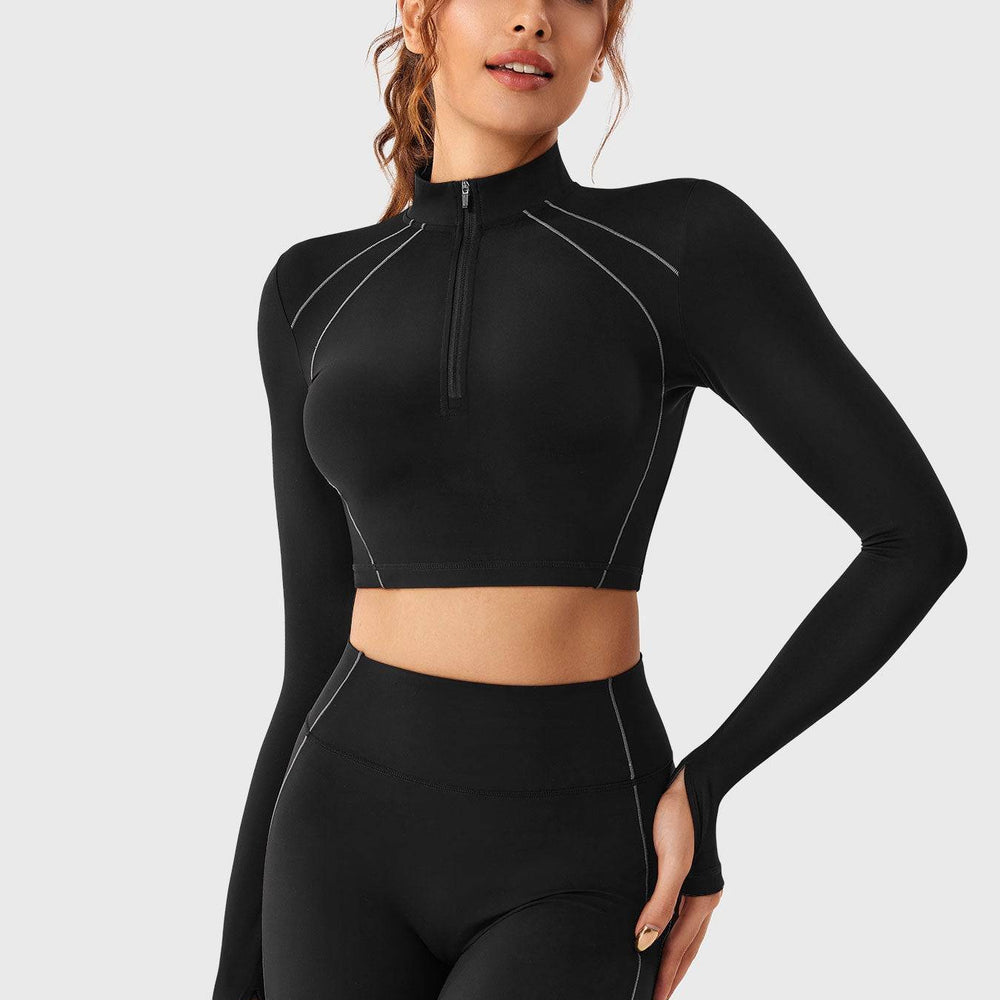 
                  
                    Dames 2-delige Sportset – Naadloze Legging & Cropped Top - SkinzLine
                  
                