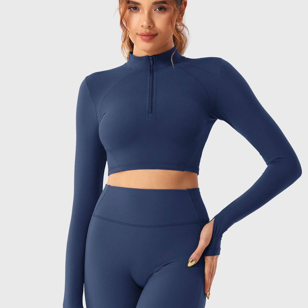 
                  
                    Dames 2-delige Sportset – Naadloze Legging & Cropped Top - SkinzLine
                  
                
