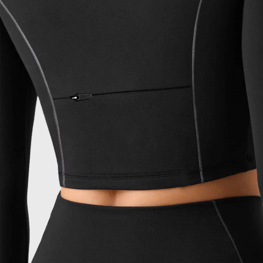 
                  
                    Dames 2-delige Sportset – Naadloze Legging & Cropped Top - SkinzLine
                  
                
