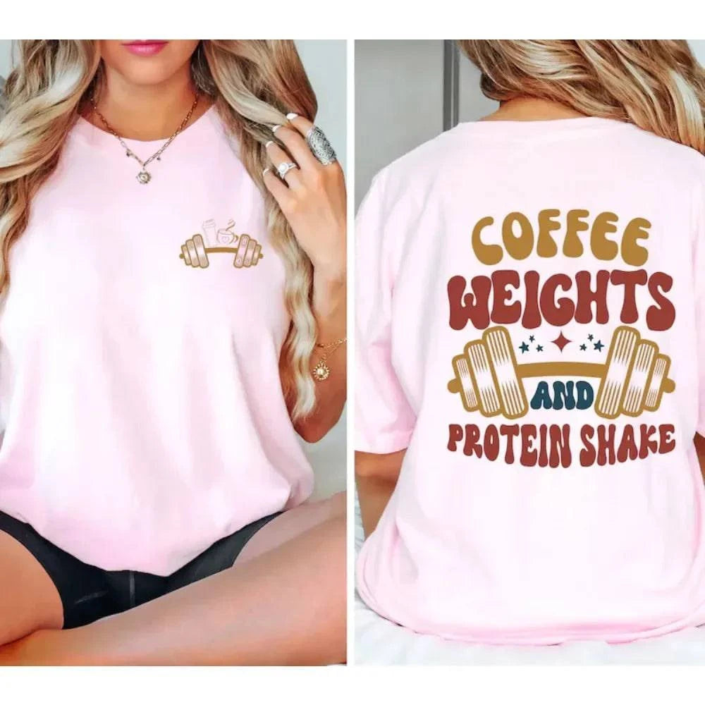 Oversized Sport T-shirt met Print – Fitnesskleding - SkinzLine