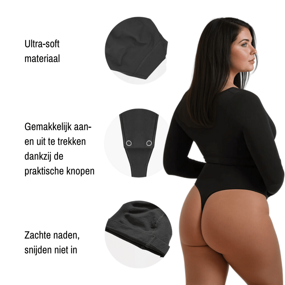 
                  
                    1+1 Gratis Snatching Shapewear Longsleeve Bodysuit String - SkinzLine
                  
                