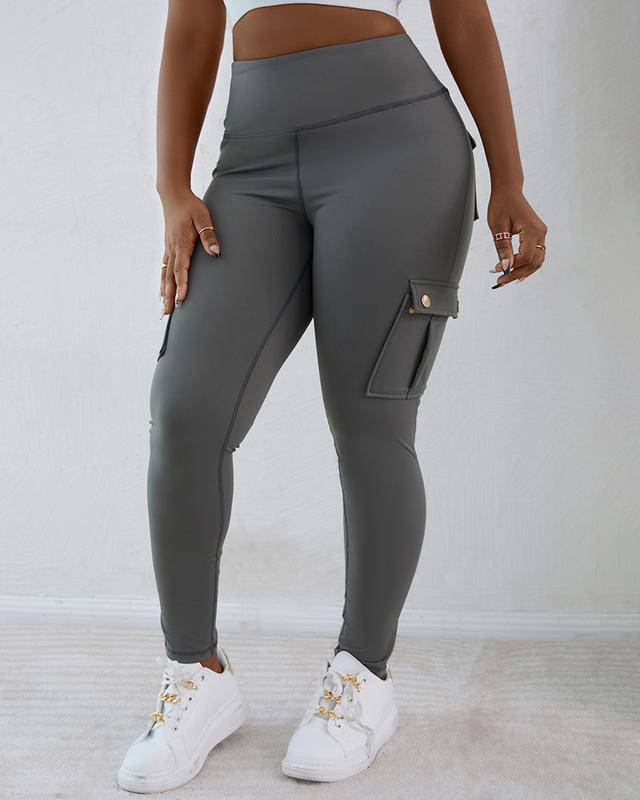 Billiftende Shaping Sportlegging met Zakken – Comfort & Support - SkinzLine
