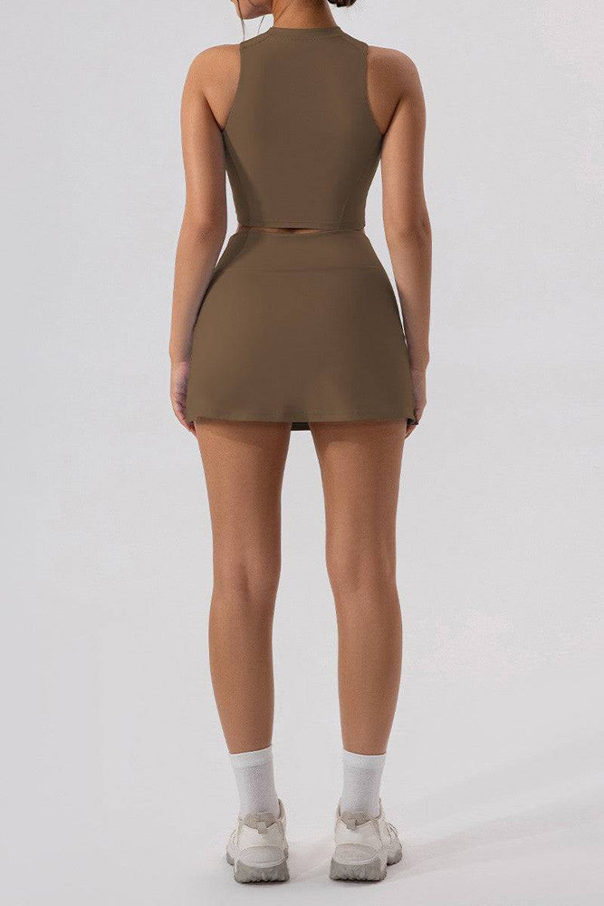 
                  
                    Gym Croptop & Rok Set - Fitness & Yoga - SkinzLine
                  
                