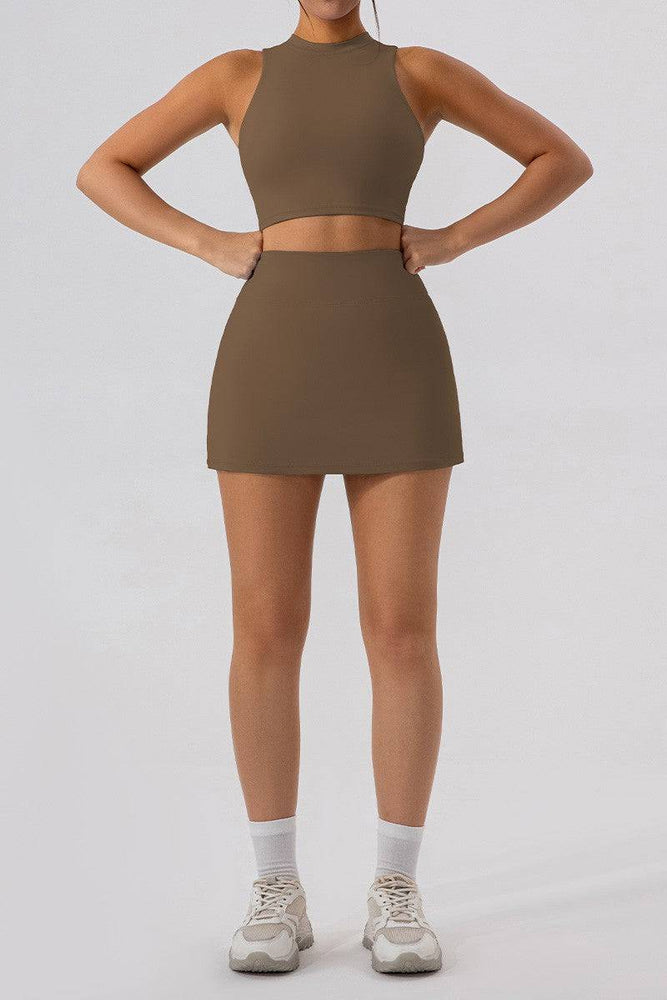 
                  
                    Gym Croptop & Rok Set - Fitness & Yoga - SkinzLine
                  
                