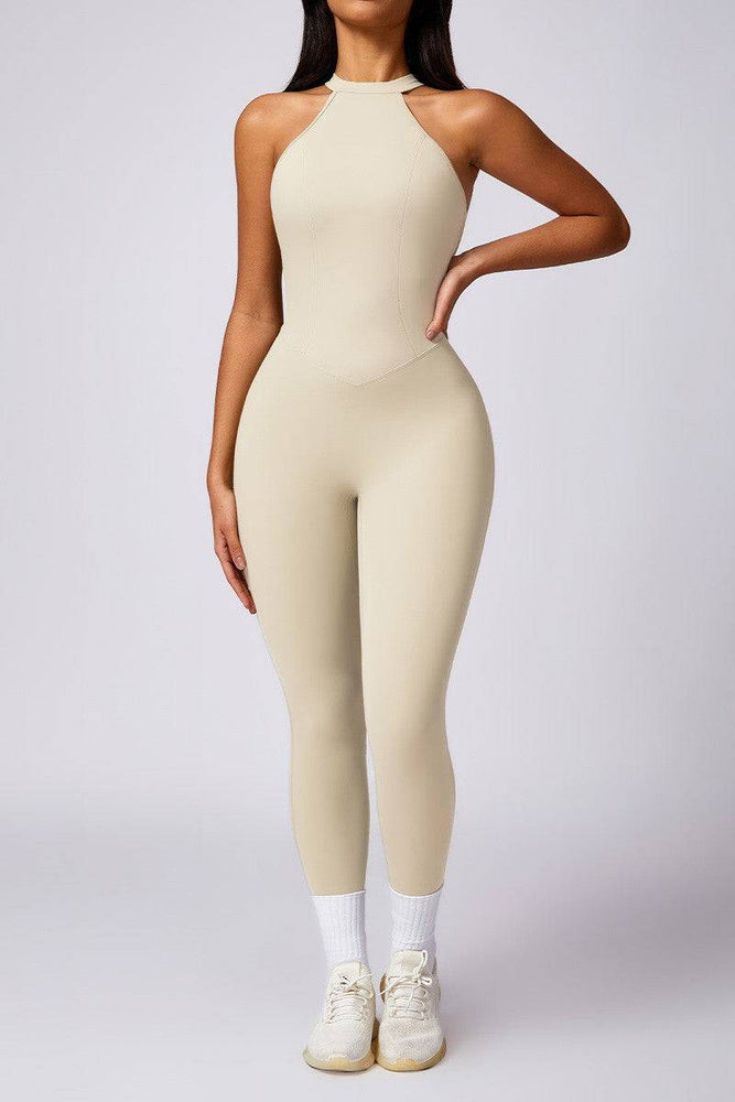 
                  
                    Halter Sport Jumpsuit Dames - Fitness & Yoga - SkinzLine
                  
                