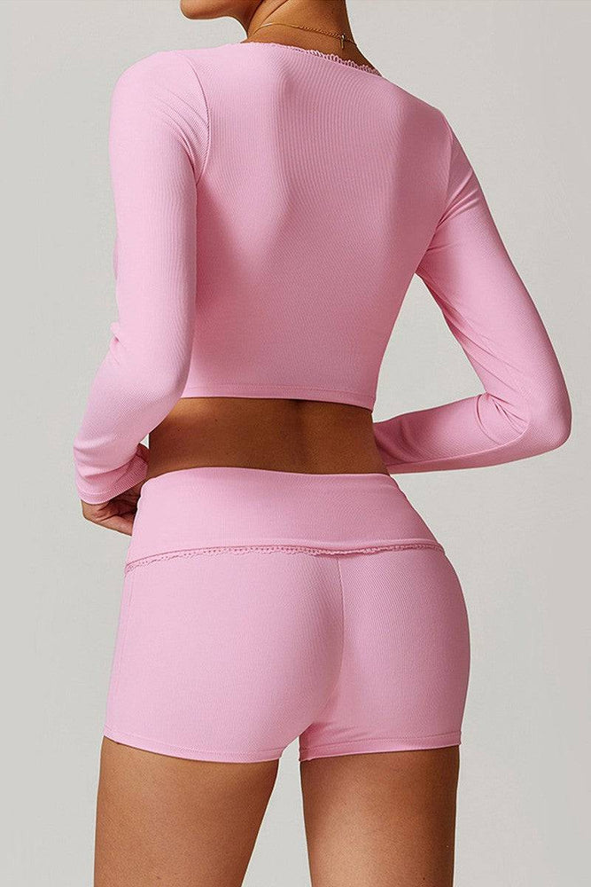 
                  
                    High-Waist Sport Set Dames - Yoga & Fitness - SkinzLine
                  
                