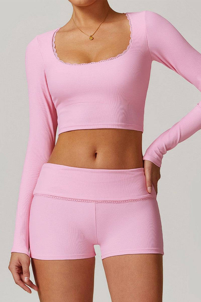 
                  
                    High-Waist Sport Set Dames - Yoga & Fitness - SkinzLine
                  
                