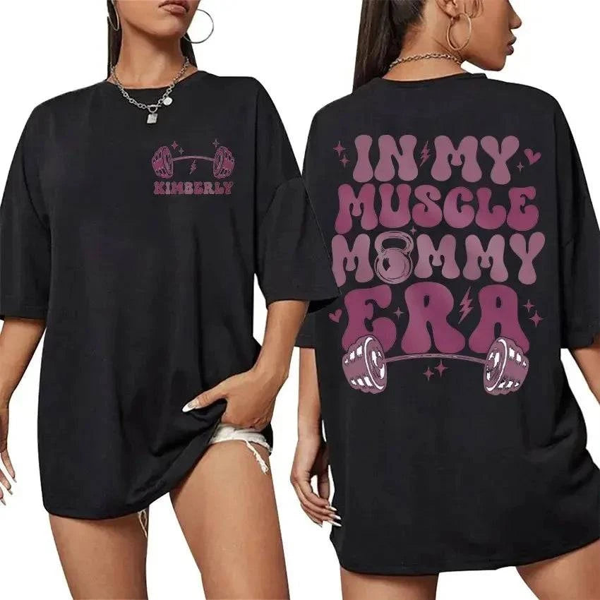 Oversized Sport T-shirt met Print – Fitness T-shirt - SkinzLine