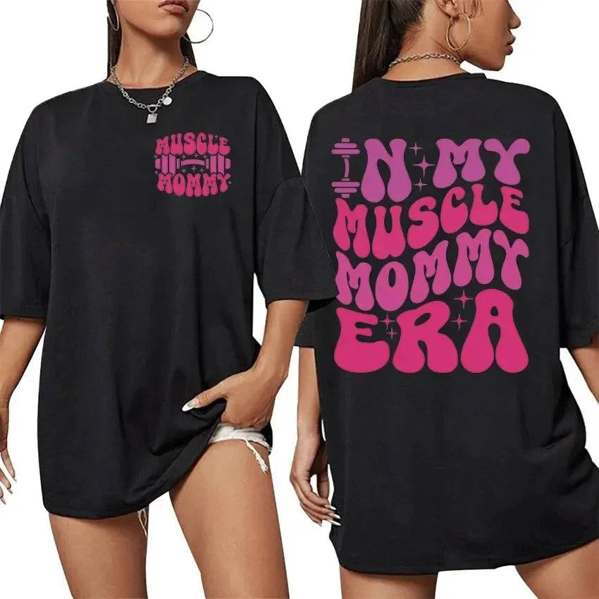 Oversized Sport T-shirt met Print – Gymkleding - SkinzLine