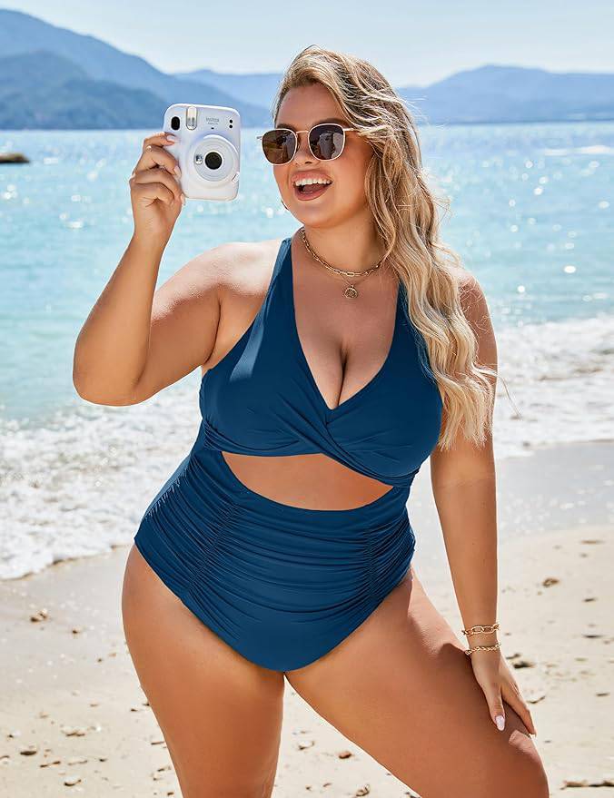 
                  
                    Push-up & Corrigerend One-Piece Badpak met V-hals - SkinzLine
                  
                